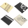 Cahier de Notation Musicale 50 Pages Cahier de Portées Musicales Papier à Manuscrit Musical