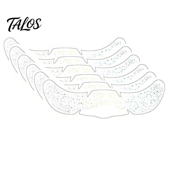 Cosmetic Stickers for Music Festivals 6Pcs Holographic Freckle Stickers, Shimmer Temporary Face Tattoos with Waterproof Decals Parties Adhesive, Easy