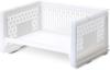 SankoPlastic L Shallow Storage X X Made In Simple e-Rack Unit, 36.3cm (W) 28.8cm (D) 18.3cm (H), White, Japan. Stackable, Organizing, Space-Saving,