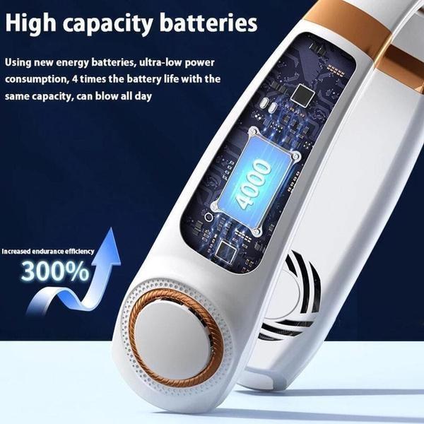 Portable USB Hanging Neck Fan Cooling Little Electric Fan Air Conditioner