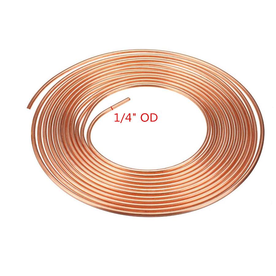 Od Inch 14 Ft 50 Roll Steel Zinccopper Nickel Car Brake Line Tubing Coil Kit