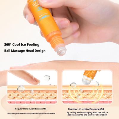 1/2/3 Piezas Luteína VC Aceite Esencial para Ojos Reafirmante Antiarrugas Piel Radiante Nutritivo Aceite Esencial para Ojos Cuidado de la Piel No Graso Aceite para Ojos