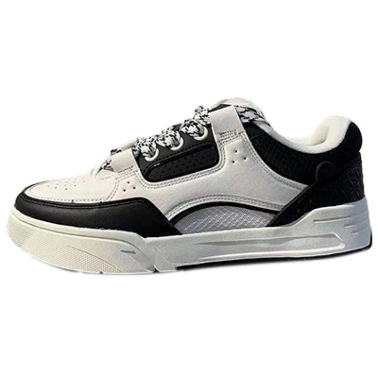 

new Anta AOJIE Slip Resistant Cushioning Low Top Skateboard Shoes Men s Black 44