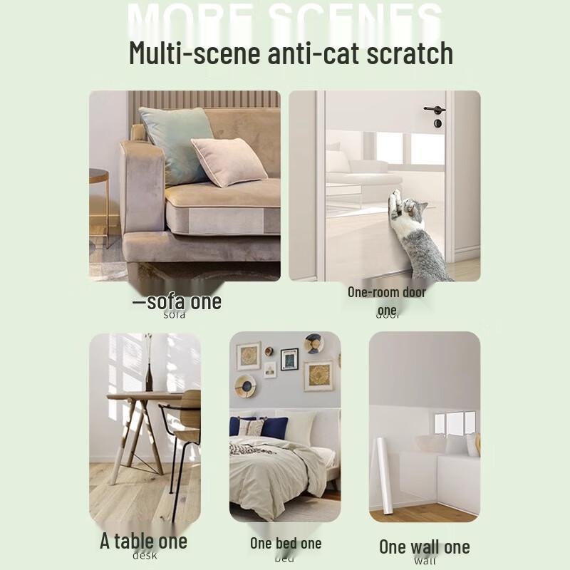 Transparent Anti-Cat Scratch Furniture Protector