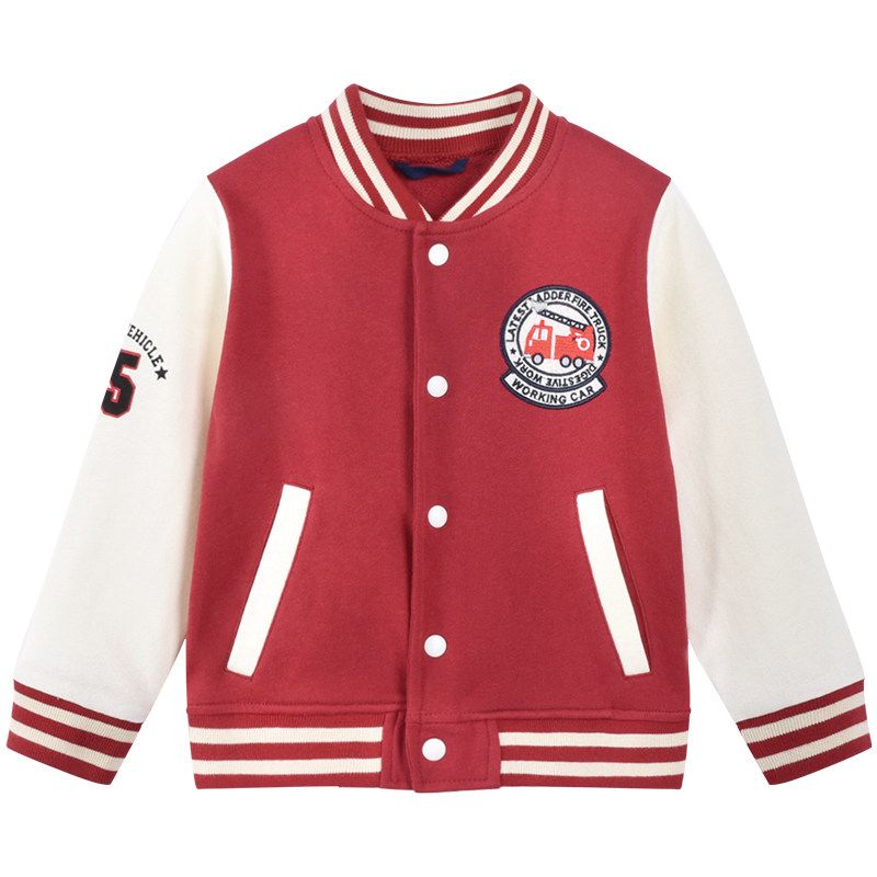 New Arrival Japanese Style Zhongda Children's Baseball Uniform Outwear Spring and Autumn Boys' Cardigan Tops Casual Sports Jacket Sweatshirt