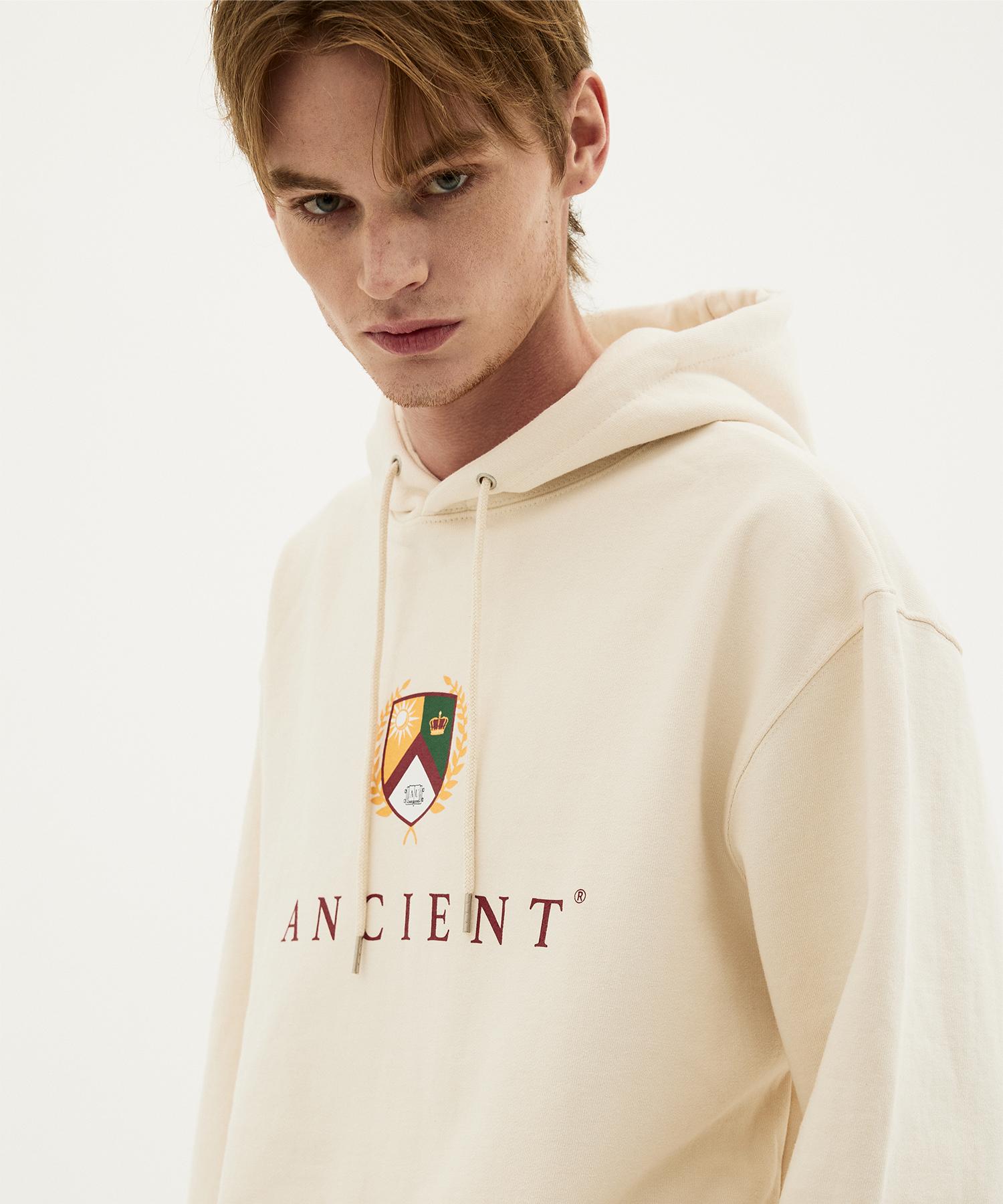 Ancient Union Classic Pullover Hoodie Ivory L Size