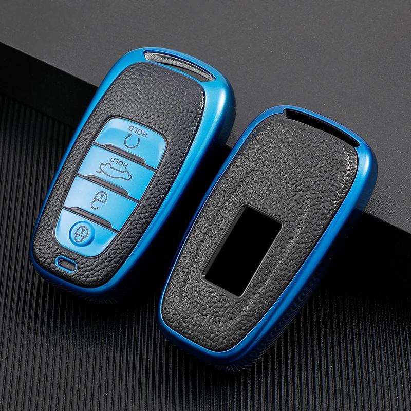 TPU Car Key Cover Skin For FAW Hongqi H5 H9 2020 2026 2026 E-HS9 High-end 2026 Remote Fob Shell Protector Case Auto Accessories