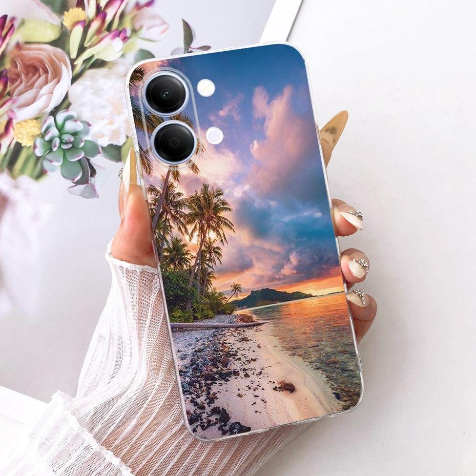 Transparent Casing For Vivo Y05 Cover Luxury Cute Cat Fashion Butterfly Cool Painted Funda For Y05 Vivo Phone Case