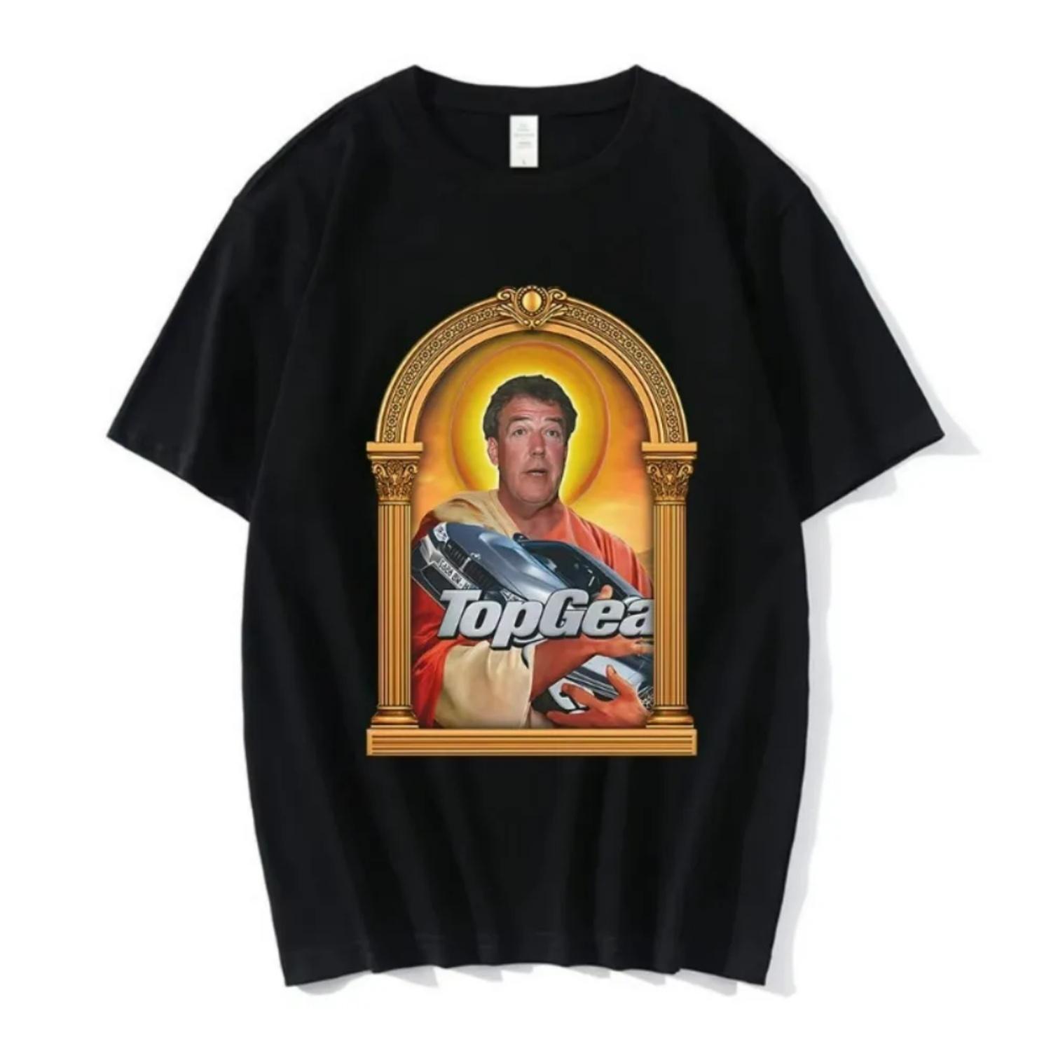 

Jeremy Clarkson Graphic Funny T-shirts Men s Women Fashion Vintage Short Sleeves Oversized T Shirts Cotton Casual T-shirt Unisex S чёрный