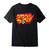 ZX 2026 New Spanish Football Fan Shirt Spanish Football Design Mens Womens Hip Hop Cotton Oversized Tshirt Street