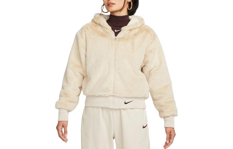 Nike Sportswear Essentials Jacket Women s Rattan Yellow/Black DV7064-206 XS