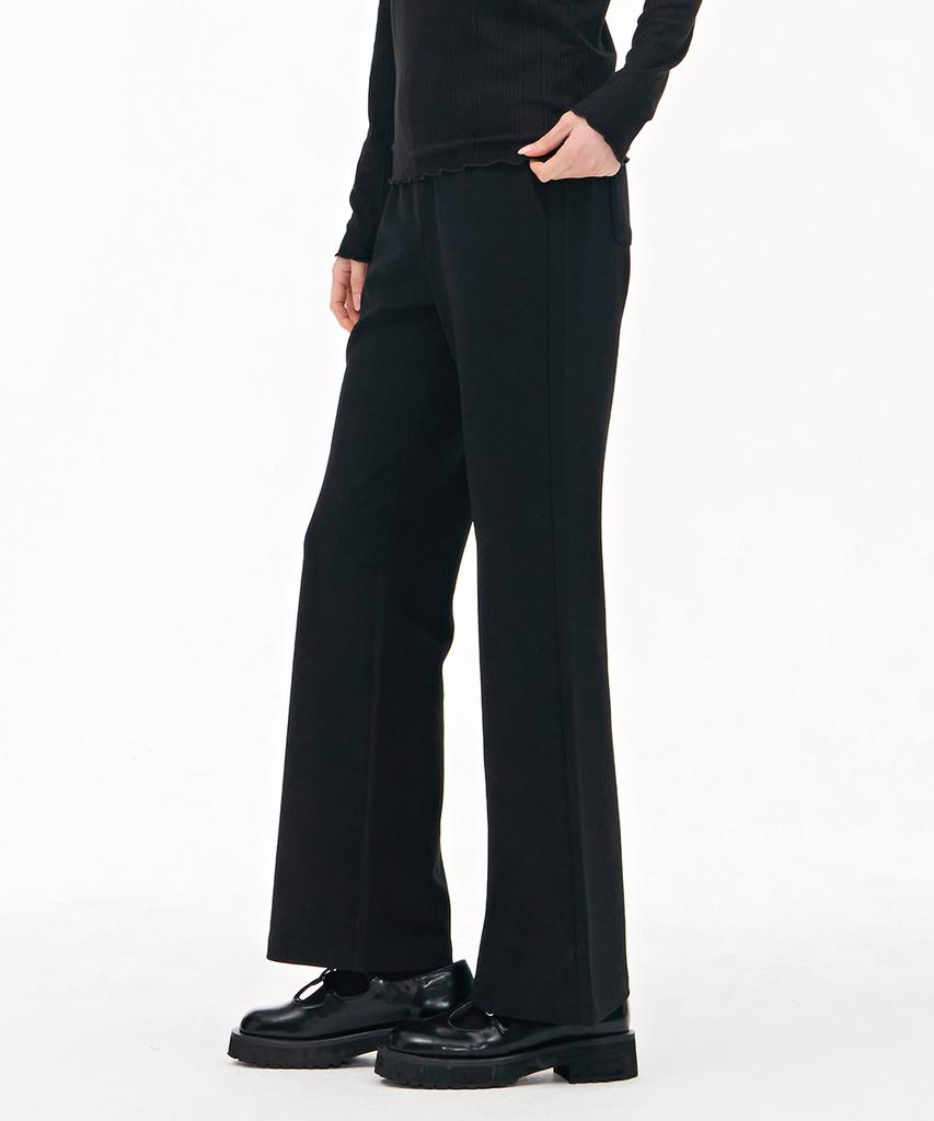 CHASECULT Women'S Bootcut Easyband Pants - Black