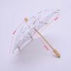 15inch Lace Sun Umbrella Mini Sun Parasol Vintage Cotton Lace Umbrella  DIY Craft