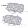 Unique Snowflake Candlestick Resin Mold Aromatherapy Candle Holder Silicone Mould for Festive Season Everyday Use Decor