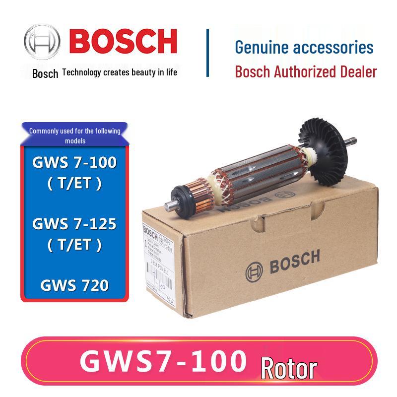 Bosch Angle Grinder Parts: Rotor, Stator, Switch, Carbon Brush, Housing, Gear for GWS7-100/125