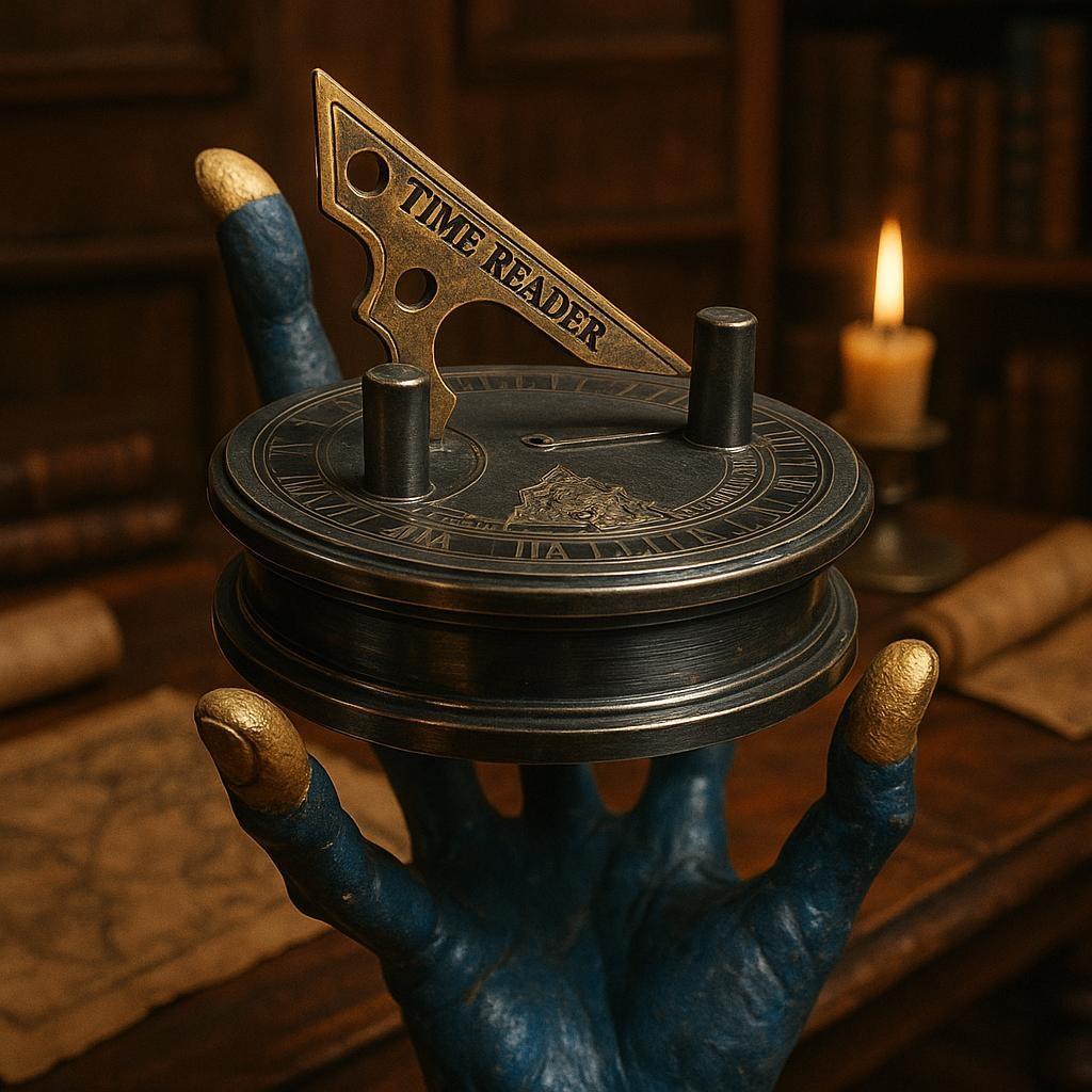 

Time Reader Engraved 1862 Brass Sundial Compass by Stanley London A Rare Collectible Navigation Piece