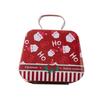 Pack of 5 Decorative Iron Candy Tins with Handle Holiday Candy Tins with Christmas Pattern Delicate Candy Storage Case