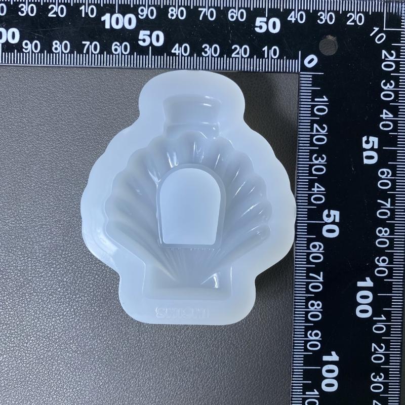 Food Grade Silicone Shell Mold for Perfume Bottle Glitters Decorating Realistic Design Easy Releasing Crafting Tool