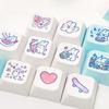 Keycaps Set 138 Keys XDA Profile PBT Dye-Sublimation for Mechanical Gaming Keyboard -MX Hes Keypad