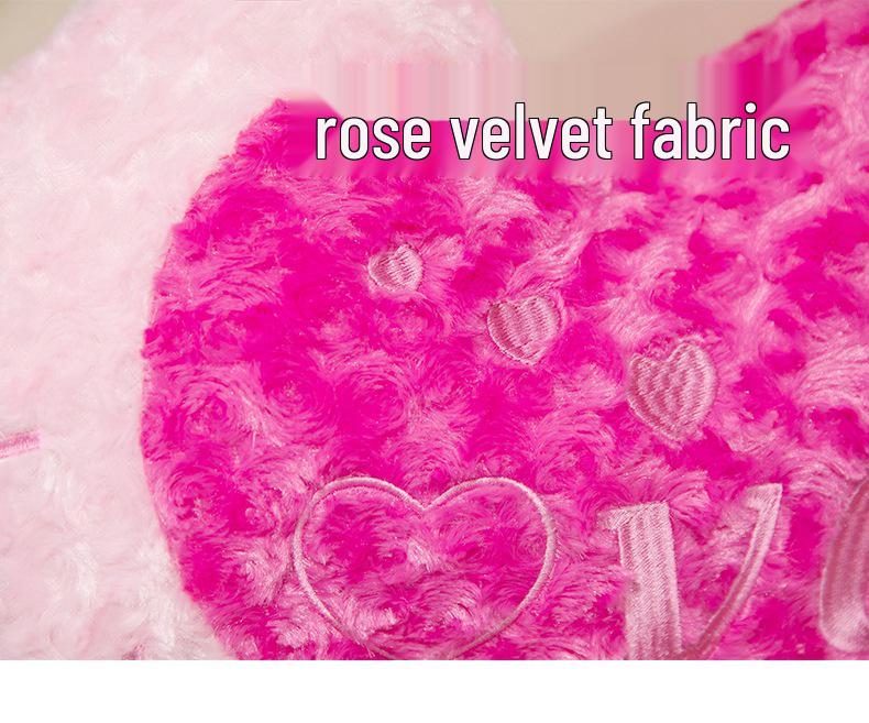 Heart-Shaped Bridal Lumbar Cushion - Valentine's Gift