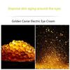 2 In 1 Gold Caviar Eye Cream Electric Massager Anti Age Remove Dark Circles Serum Roller Vibration Massage Eye Care