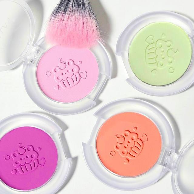 GELLA S - Soft Matte Blush - 4 Colors 205 Cheek Green - 4.5g