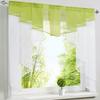 European Simple Curtains, Pole-Type Folding Envelope-Type Multi-Color Embroidered Window Screens, Simple High-Density Yarn