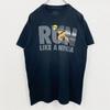 [USED] Used Naruto Uzumaki Short-sleeved Anime Print T-shirt, Character Design, Black, Vintage, Size M