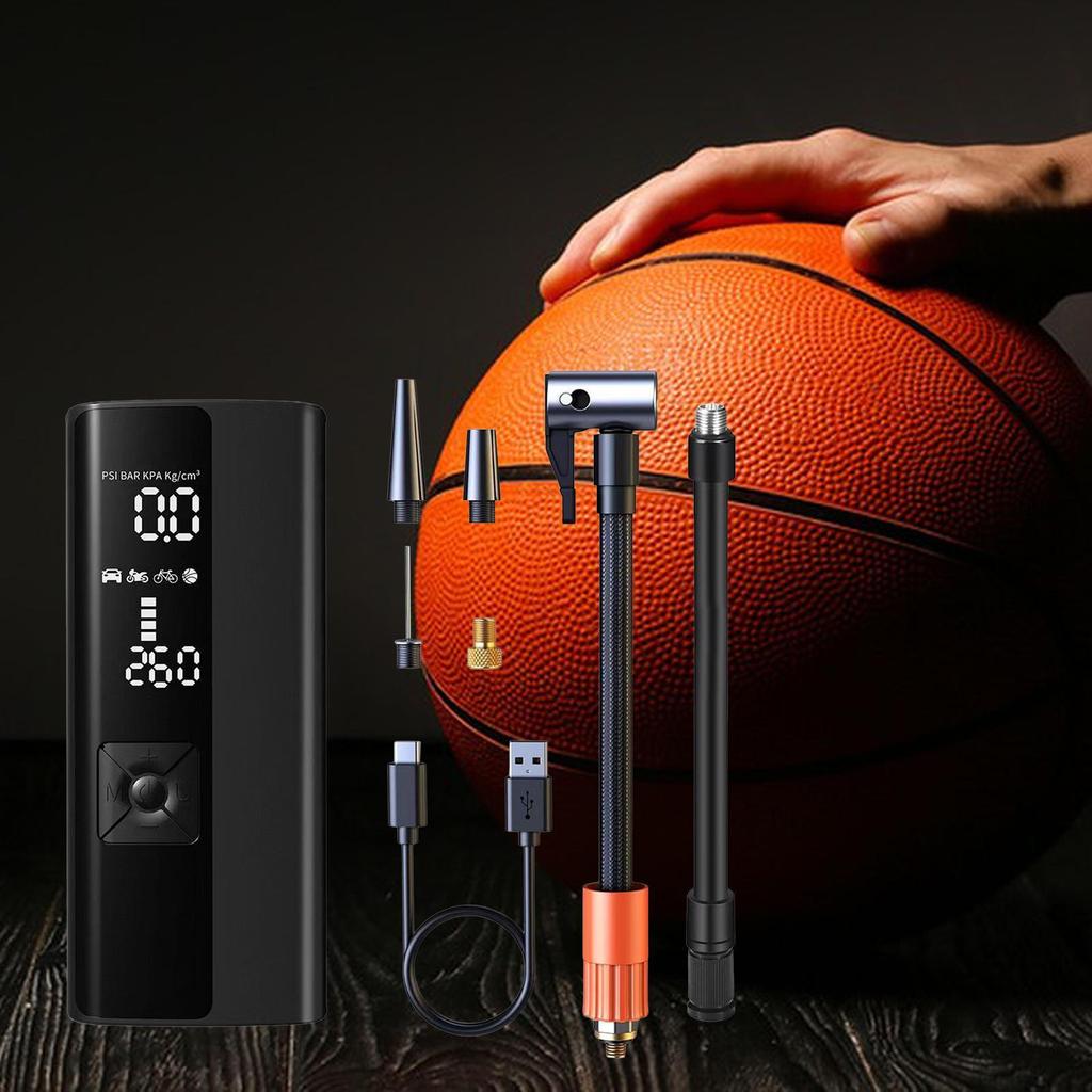 Cordless Tire Inflator Electric Pump for Balls Motorcycles
