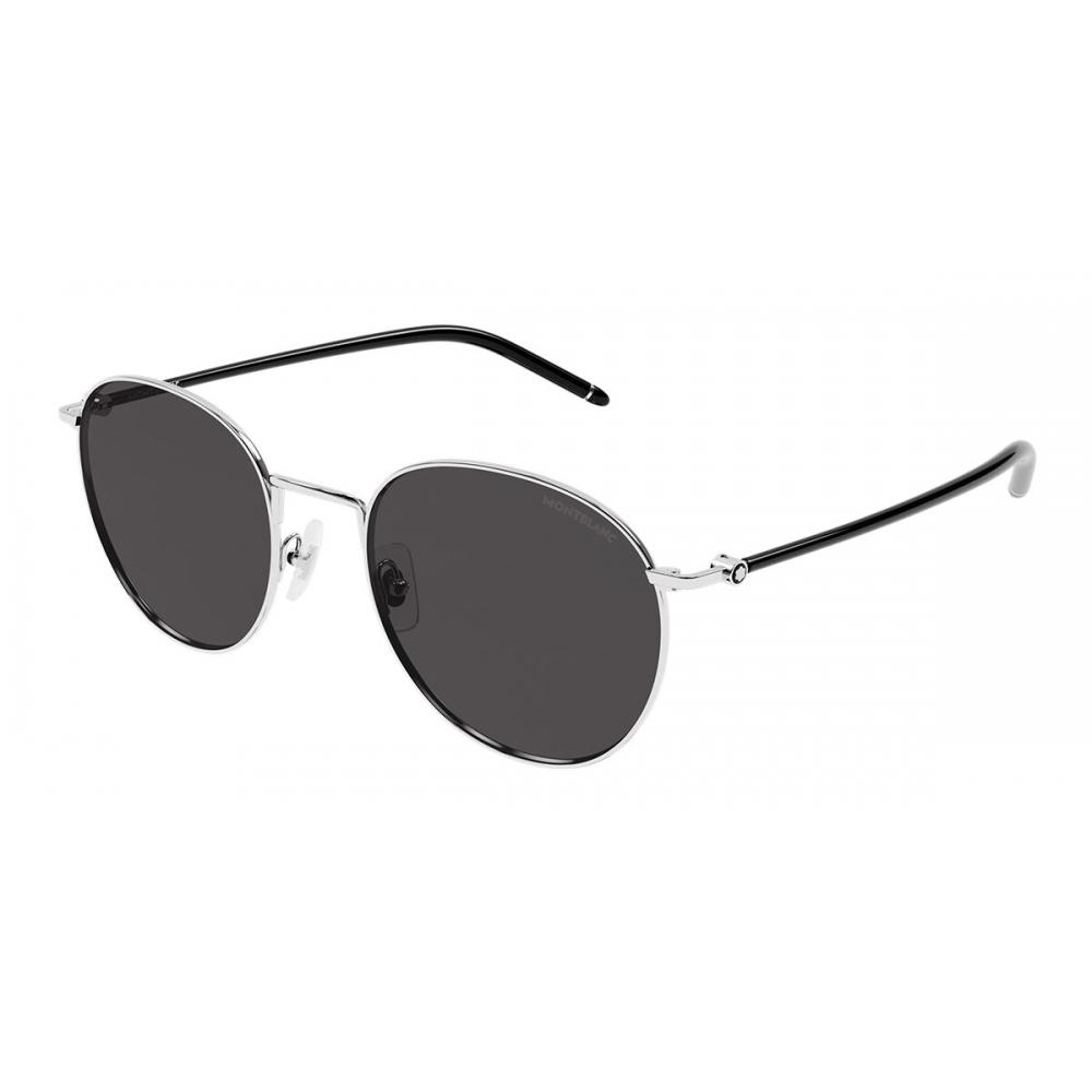 

Mont Blanc Mb0343sa Asian Fit 001 Men Sunglasses Silver/55