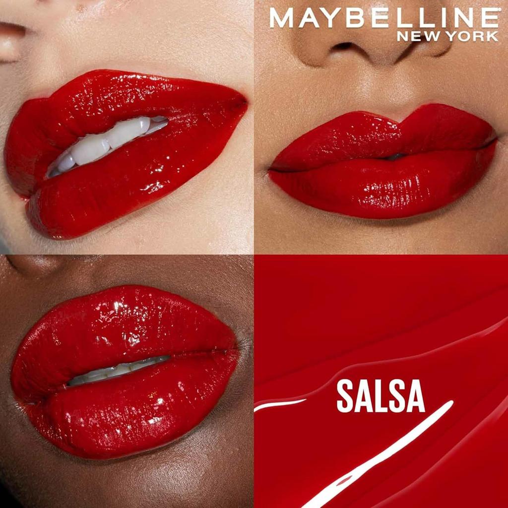 Maybelline New York Superstay Vinyl Ink Longwear Shine Lip Color 4.2ml Salsa Liquid Lipstick