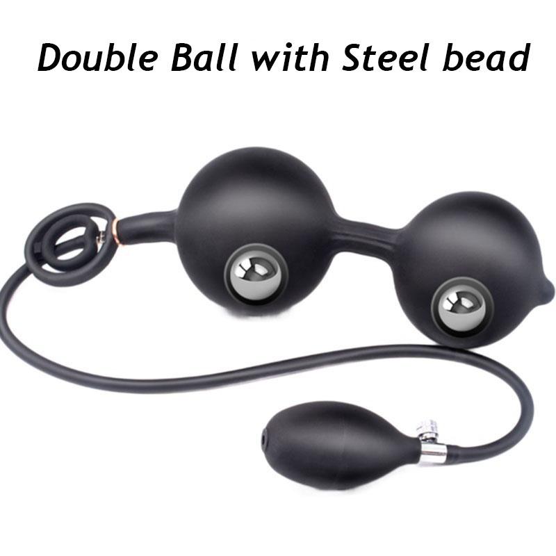 Female Inflatable Anal Vibrator for Adult G Spot Stimulator Anal Dilator Big Dildo Anal Plug Sex Toy for Men Prostate Massager Orgasm