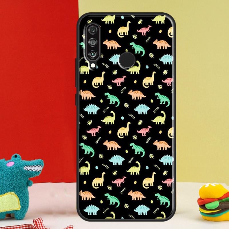 Cute Dinosaur Baby For Huawei Nova 9 10 SE 12i 12s 11i 5T Y91 Y90 Y60 Y70 Y72 Y61 P60 Pro P20 P30 P40 Lite Case