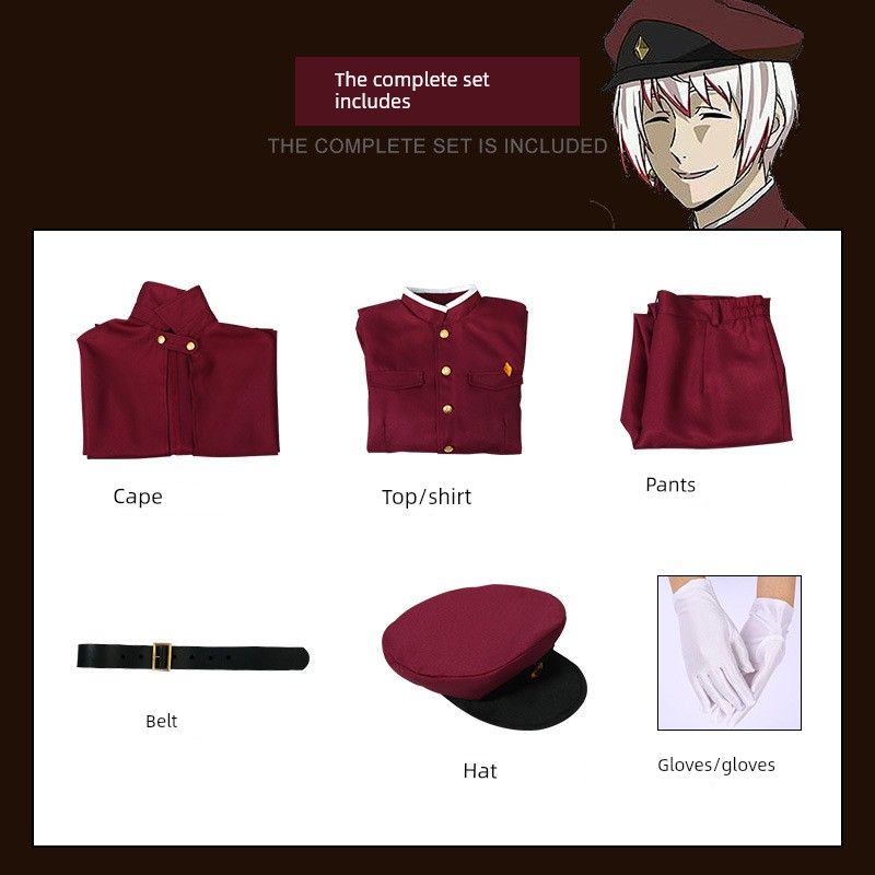 Bungo Stray Dogs Season 4 Cosplay Costume Nikorai Nikolai Gogol Cosplay Outfit