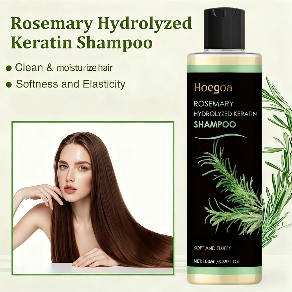 Rosemary Shampoo Soothing Scalp Anti Dandruff Refreshing Fluffy Repair Split Ends Plant Oil Control Nourishment Hair Shampoo