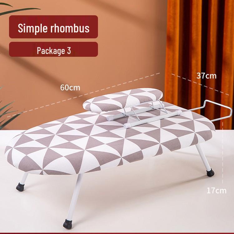 Compact Folding Desktop Ironing Board for Household Use