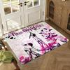 Three D-Days Grace Floor Mat Soft Thickened Absorbent Non-Slip Bedroom Living Room Door Mat Home Decor Flannel Rugs