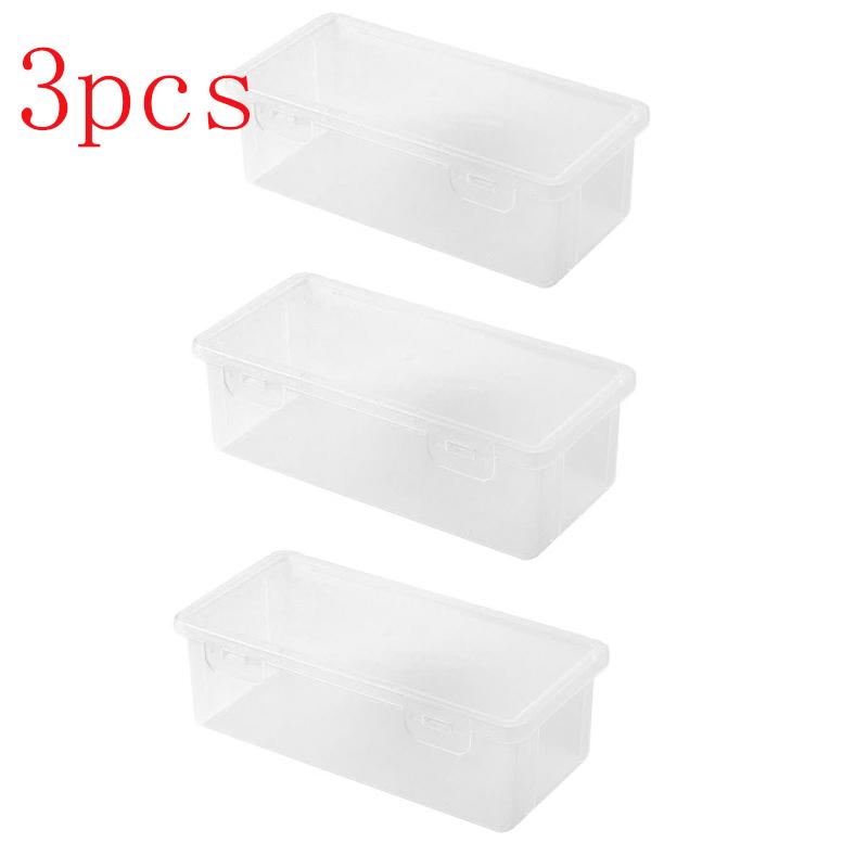 Plastic Storage Box Large Capacity Transparent Stationery Case Pencil Case Children's Crayon Painting Sketching Muilt Pencil Bag