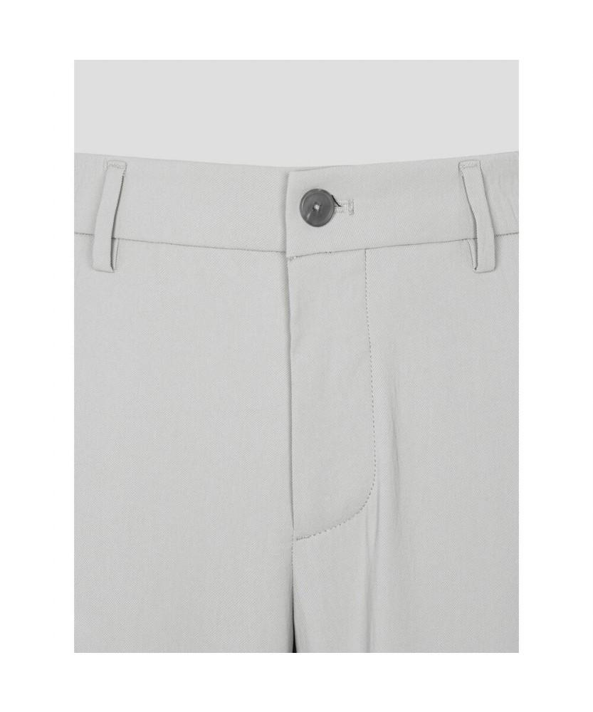 Binpolmen Triacetate Standard Fit Pants Light Gray