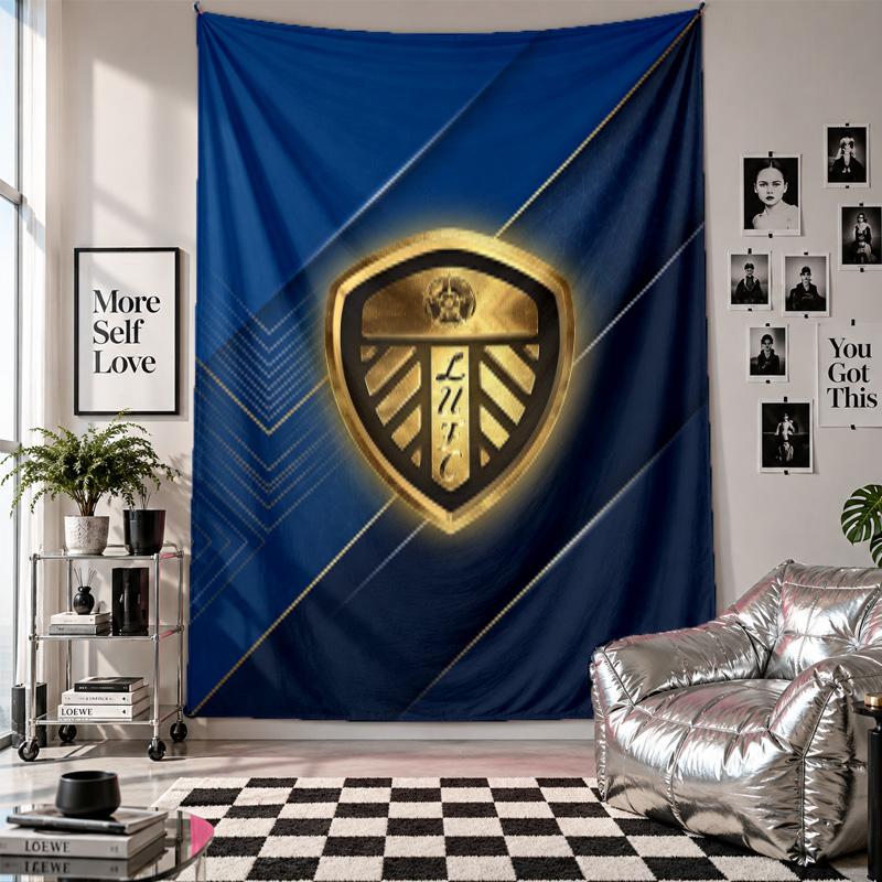 Leeds United Wall Tapestry Home Decor Wall Hanging Cloth for Bedroom Living Room Background