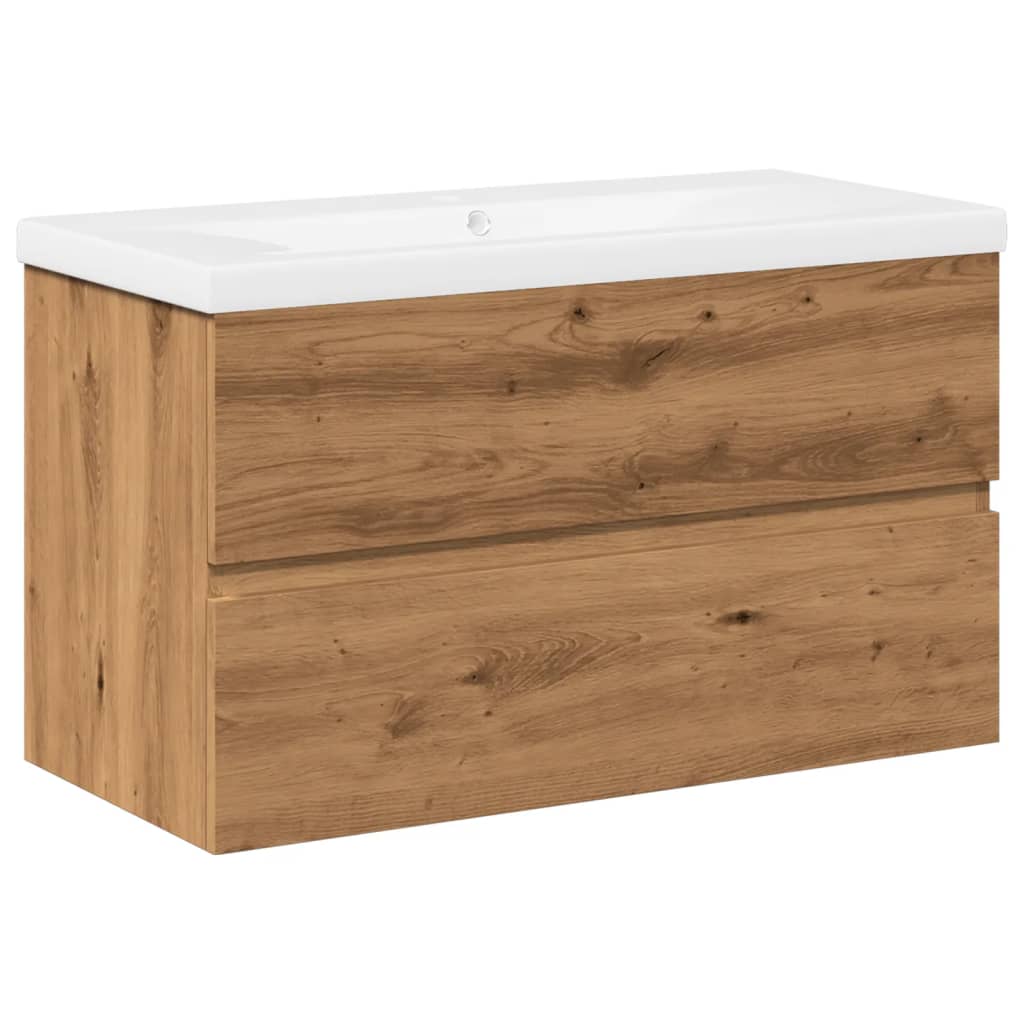 Cabinet With Sink, Artisan Oak, 81X39.5X49 Cm
