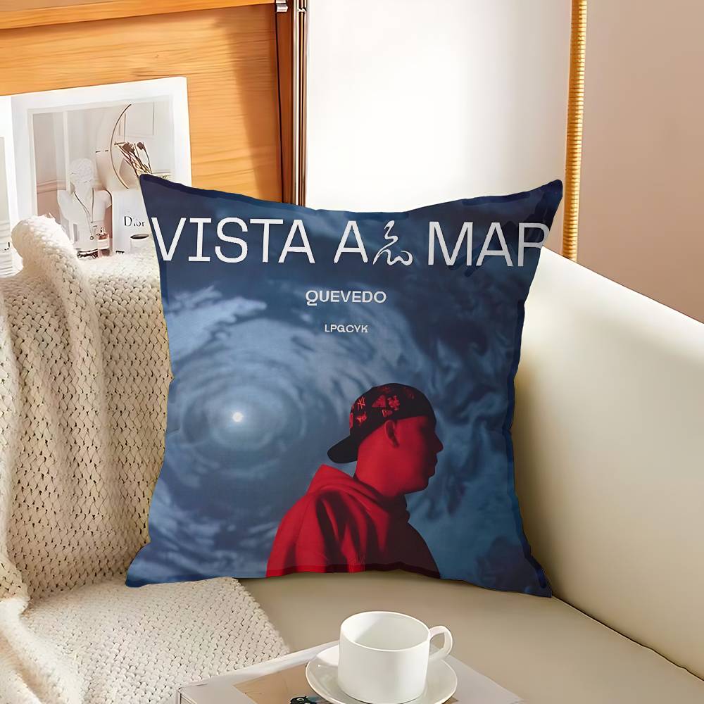 Popular Reggaeton Singer Q-Quevedo Cushion Cover Pillow Cover Decor Pillowcase Printed Cushion Case For Couch