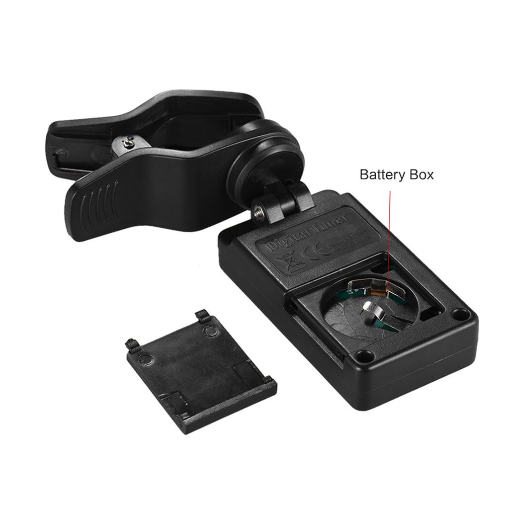 Multi Function Clip On Tuner Automatic Tuning Mode for Violin Viola Cello Double Bass Chromatic with LCD Display