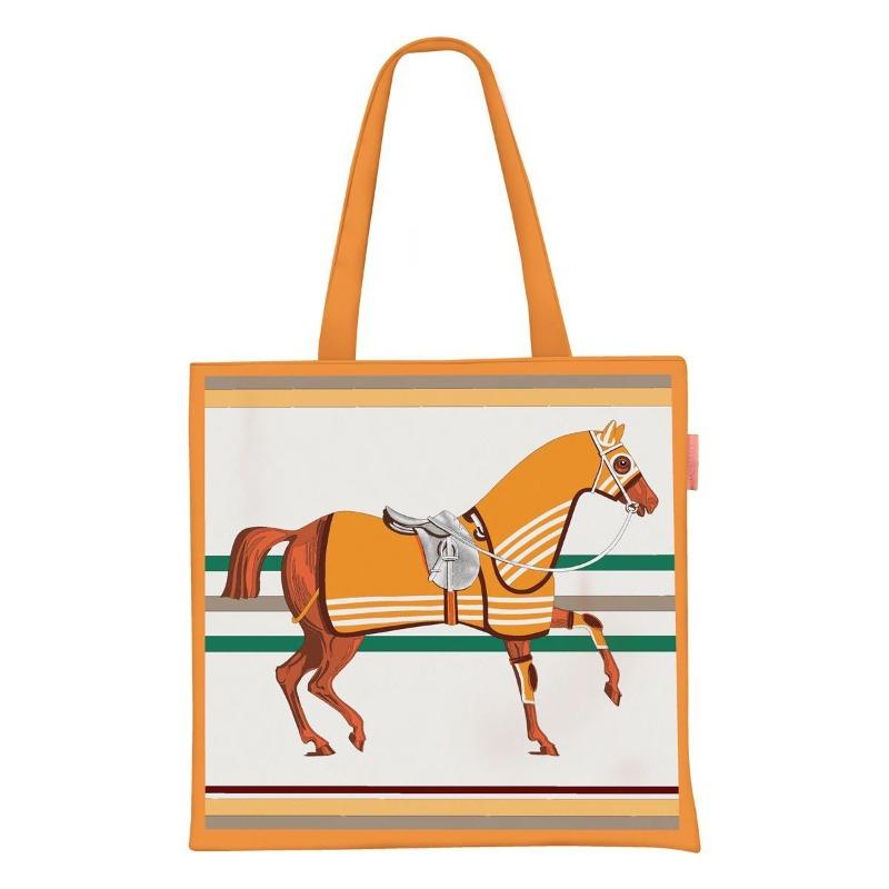 Printed Canvas Bag Women's Hand Bag Large Capacity Student Tutoring Shoulder Bag