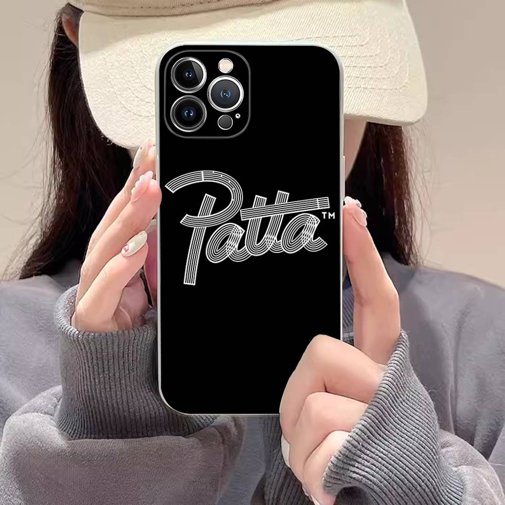 Fashion P-Patta Phone Case For IPhone 17 16 15 14 13 12 11 Pro Max Plus Soft Cover Personalized DIY