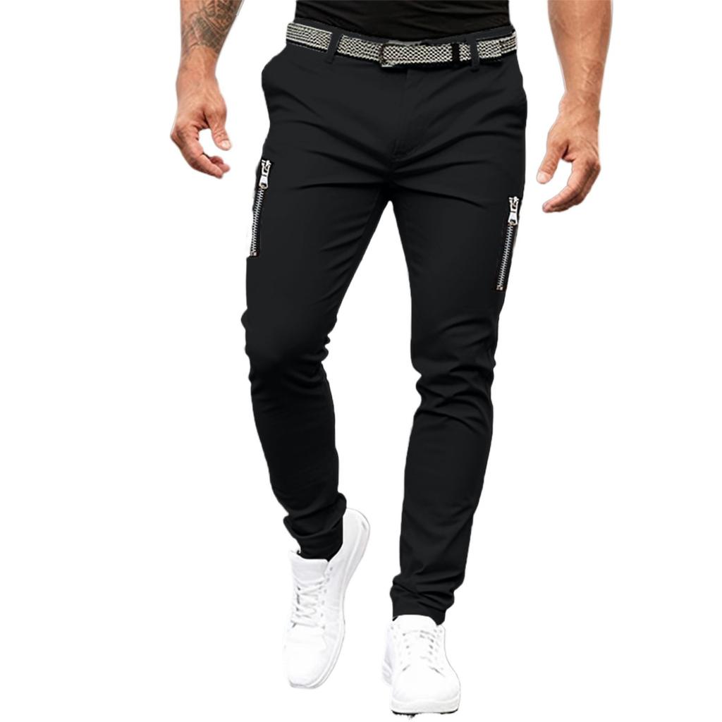 Herren Overalls Kordelzug Multi Pocket Freizeithose Wanderhose Baumwolltwillhose