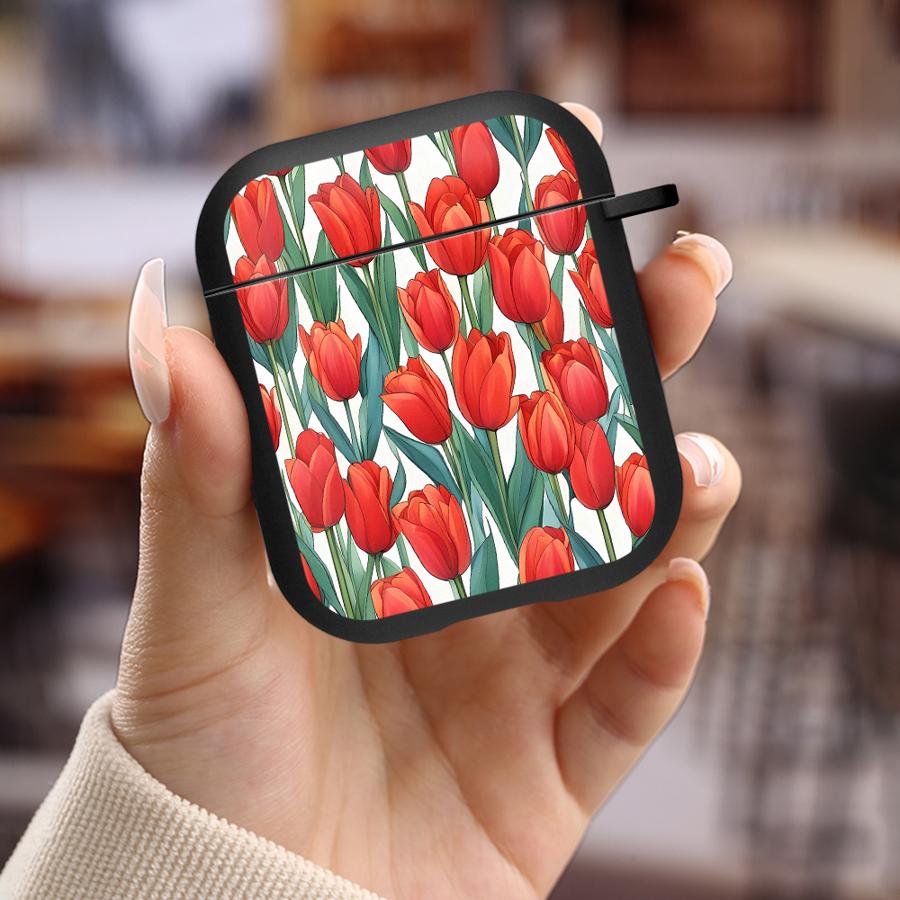 Case For Airpods 4 2 Pro2 Pro3 1 Pro 3 Earphone Cases Cover Sunflower Tulip