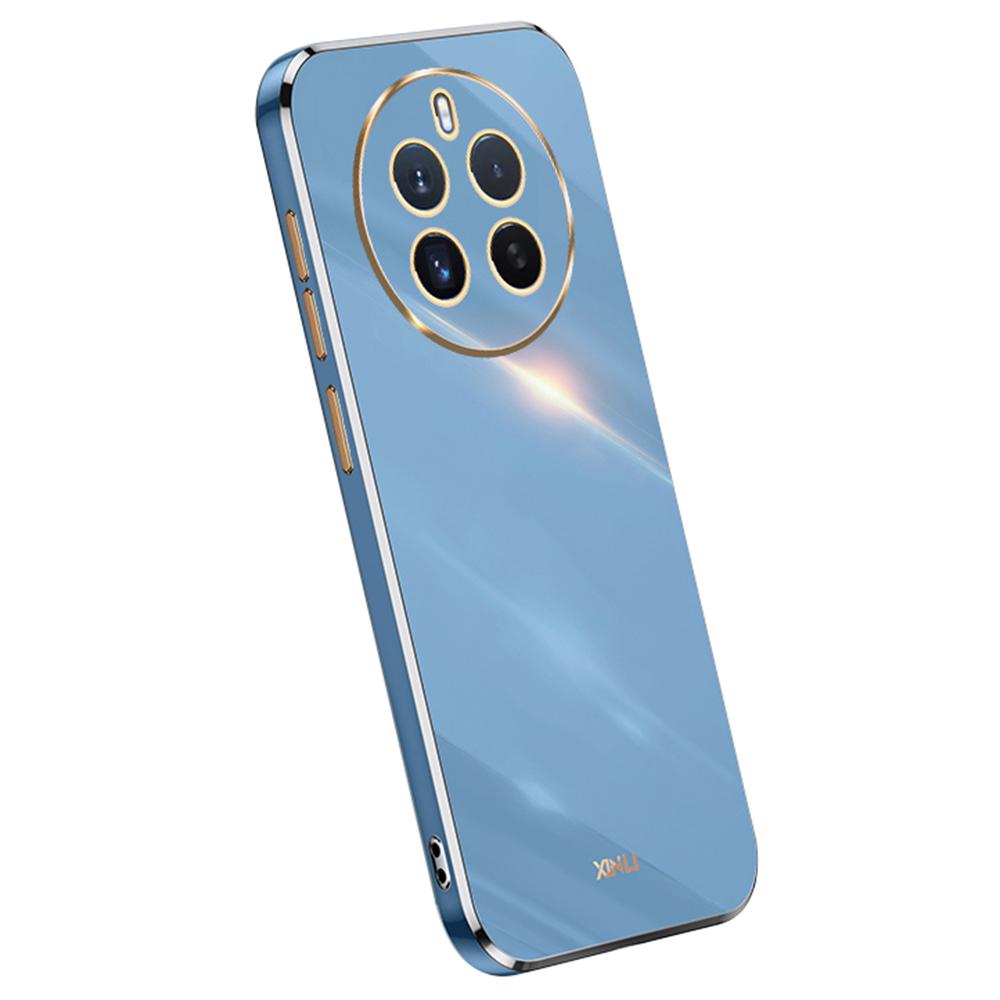 XINLI For Realme 12 4G/12+ 5G/Narzo 70 Pro 5G Case Bump Proof TPU Electroplated Phone Protector