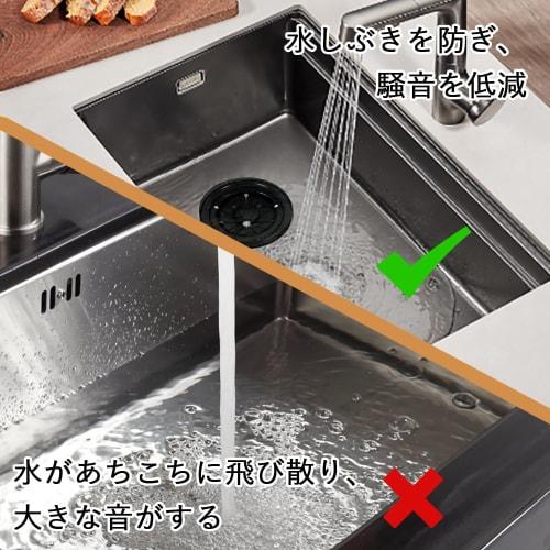 Garbage Disposer Cover (2-Pack) Drain Cover, Garbage Disposal Splash Prevention Plate, Waste Disposal Cover, Drain Lid, 8cm Lid, Garbage Disposer Drai
