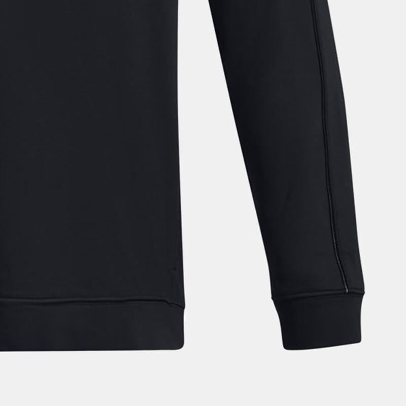 Under Armour Solid Color Casual Stand Collar Knitted Jacket Men Jacket Black 1383146-001